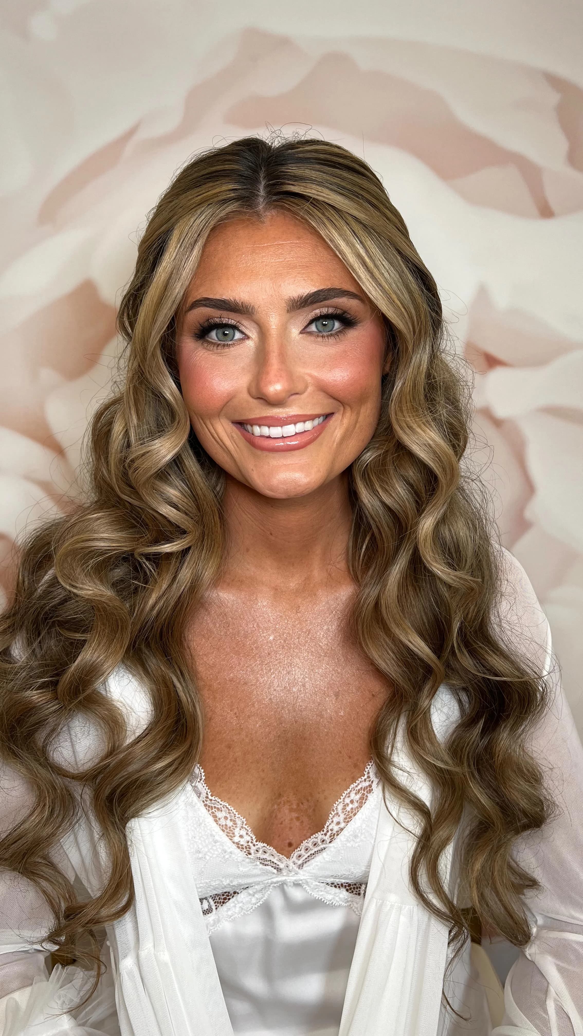 Beautiful bridal makeup application by Daniella G in Fair Lawn, New Jersey