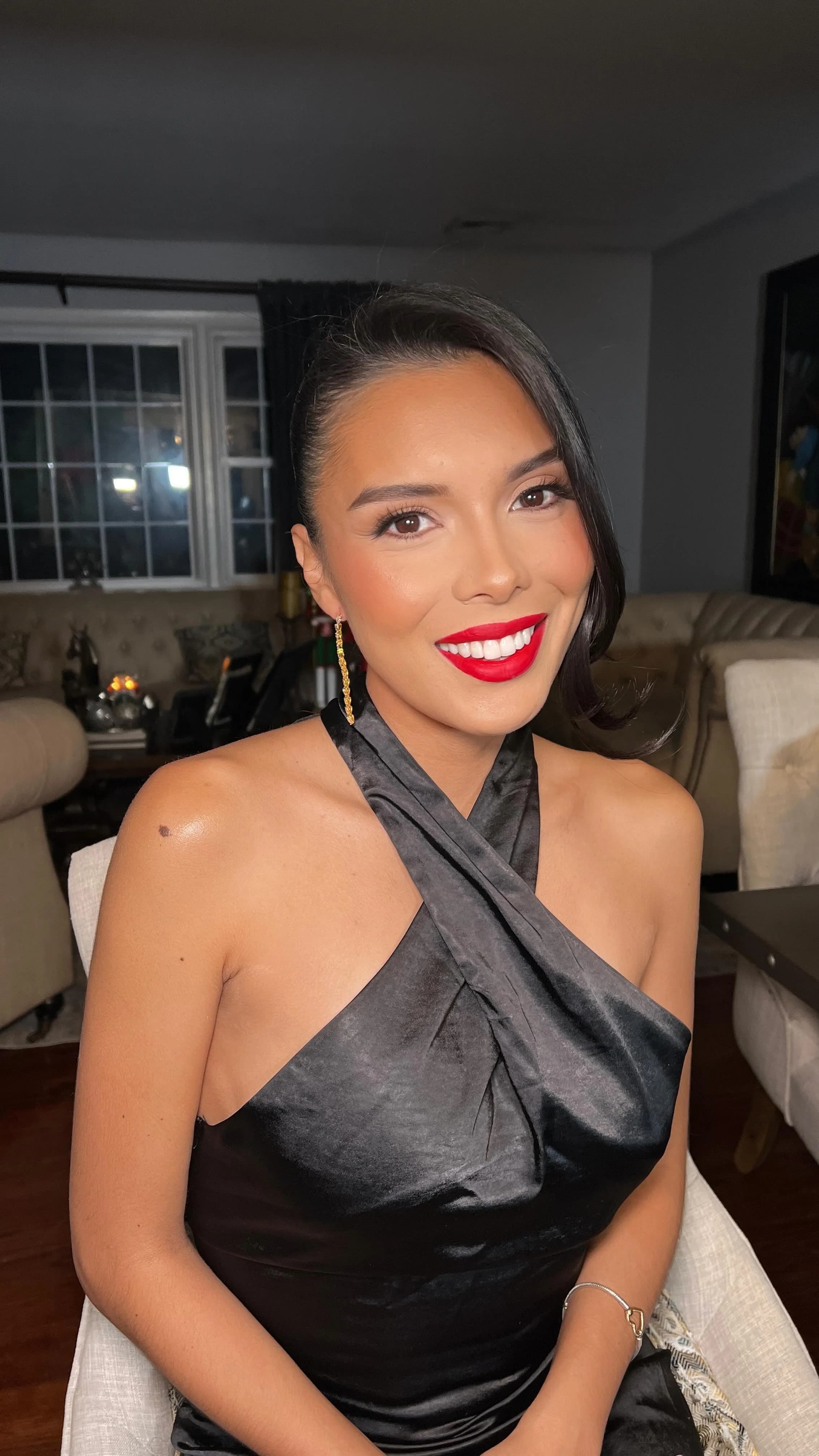 Flawless bridal makeup by Daniella G for Fair Lawn, NJ wedding